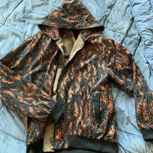 Beautiful zip up jacket handmade in Kenya Africa